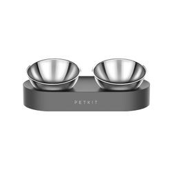 Миска для кошек и собак на подставке, двойная металлическая, Petkit