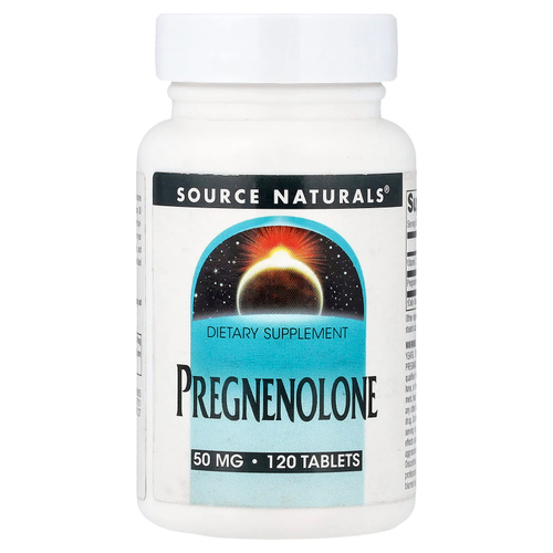 Source Naturals, прегненолон, 250 мг, 120 таблеток