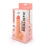 Реалистичный фаллоимитатор 20см с мошонкой на присоске Bior Toys Erowoman ER-30065