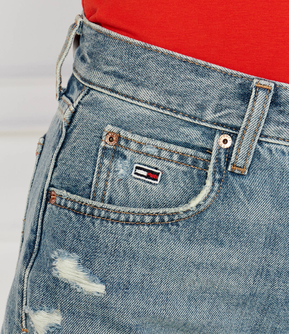 Джинсовые шорты Tommy Jeans - голубой(DW0DW17640)