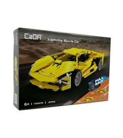 Конструктор CADA спортивный автомобиль Lightning Sports Car, инерционный (357 деталей)