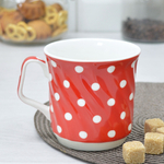 Кружка 400мл Красный горох (97585)
