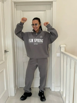 Теплый флисовый спортивный костюм с начесом Palm Spring