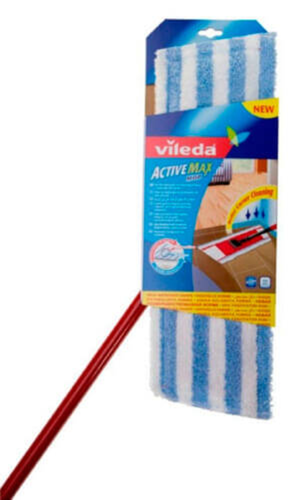 Швабра Vileda плоская Flatmop Active Max.