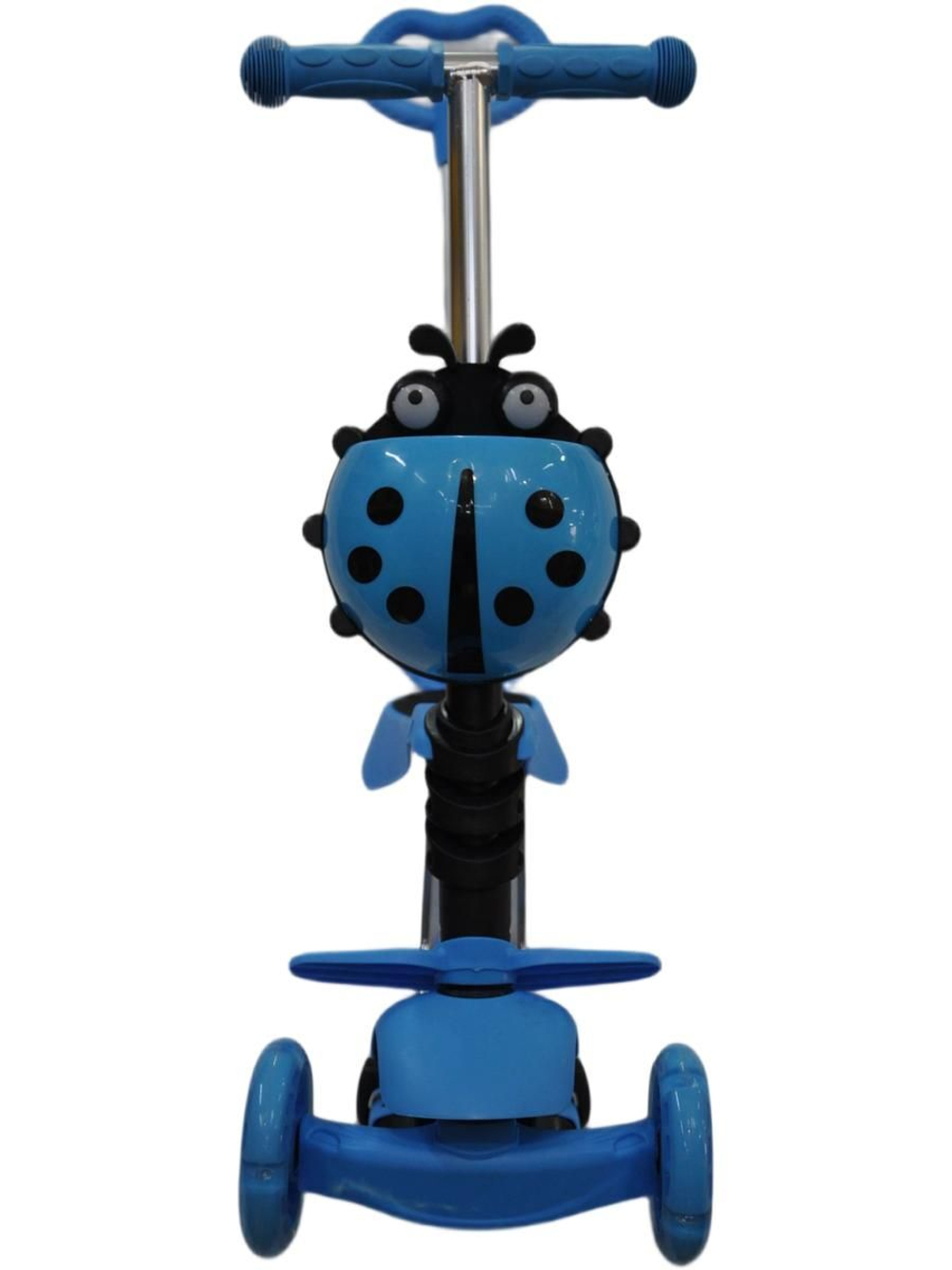 Самокат трехколесный детский, с ручкой, разборный, 3 в 1 с сиденьем, корзинкой и родительской ручкой