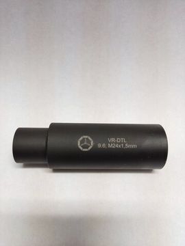 Дожигатель VR-DTL(сталь) с резьбой M24*1,5, калибр 9.6
