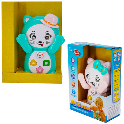 Телефон сотовый 7828 Ау котик, русск. озвуч, в коробке