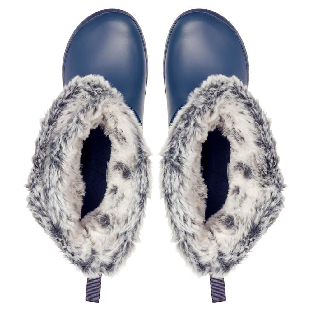 Crocs зимние сапоги женские темно-синие Crocband Winter Boot