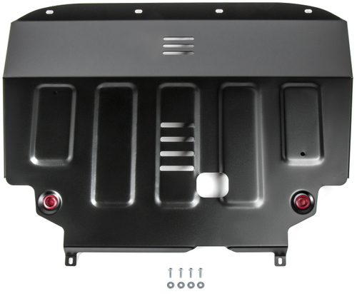 Защита картера АвтоБроня для FAW Besturn X40 (V - 1.6) 2019-2022, штампованная, сталь 1.8 мм, с крепежом, 111.08010.1