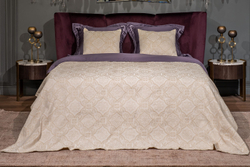 Наволочка декоративная 50x50 Garda Decor Тиара бежевая