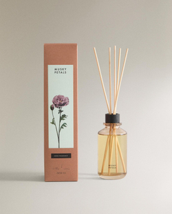 Zara Home MUSKY PETALS REED DIFFUSER — ароматический диффузор с тростниковыми палочками, Мускусные Лепестки, 190 мл