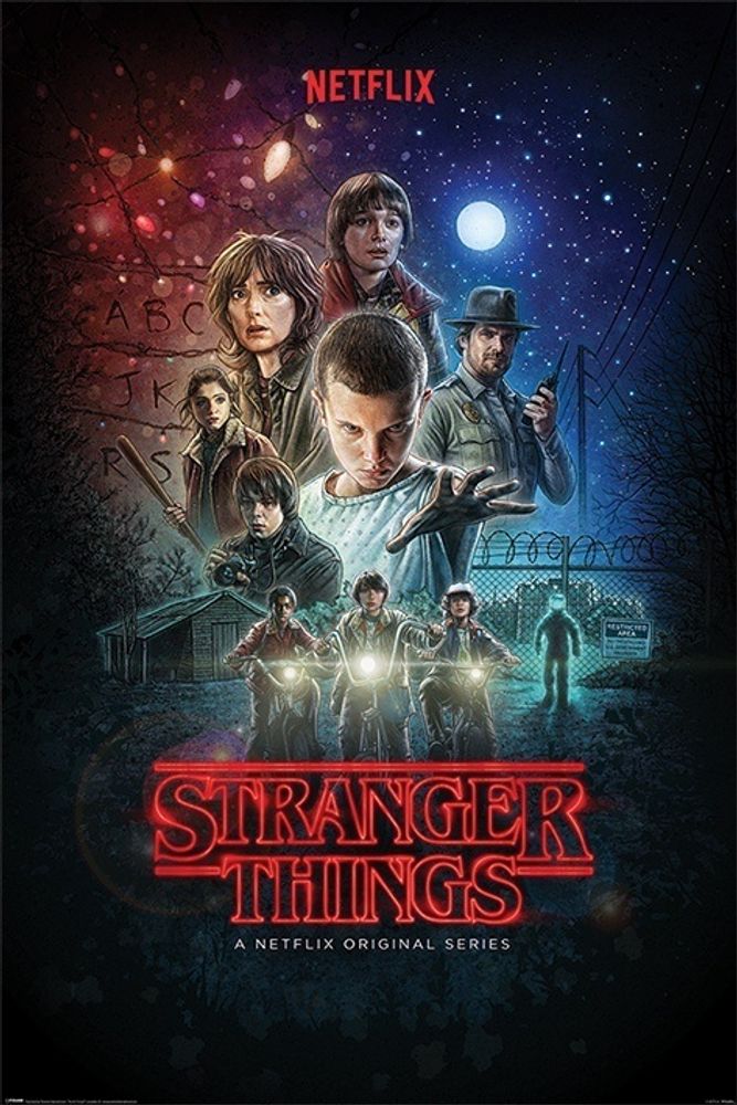 Лицензионный постер Очень странные дела - &quot;Stranger Things (One Sheet)&quot; - №211