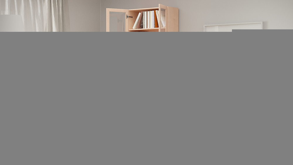 Шкаф книжный Билли 333 Дуб Молочный 8622 80*30*237 см, Светло-бежевый   Фиеста