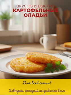 Картофельные овальные оладьи "Kaida" 2 кг