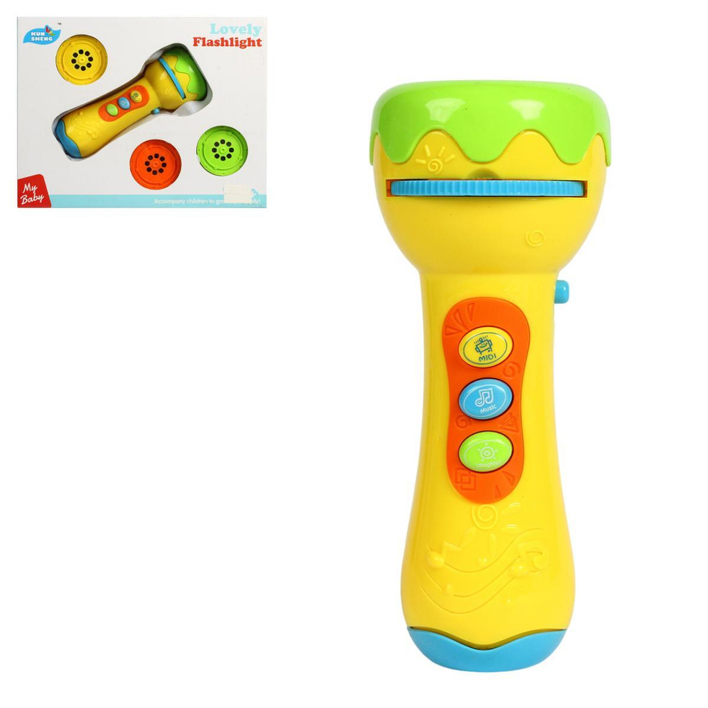 Проектор детский, свет/звук, в ассорт. коробка 200050020