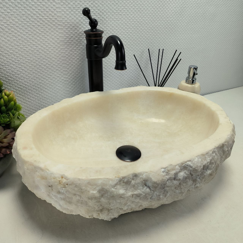 Раковина из оникса Erozy White EO-62330 51*36*15 0104