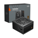 Блок питания PCCooler  850W, YK850H, Non Modular, 80+ BRONZE, ≥88%, Fan 120mm, Черный, P3-YK850H-B1H