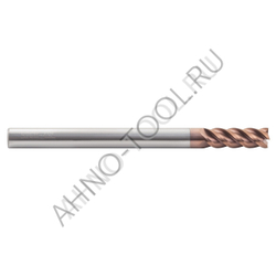 Фреза монолитная твердосплавная BRGM-4EL-D16.0 HRC55 AHNO