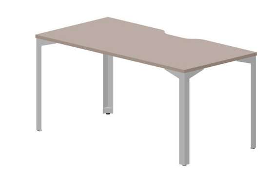 Стол 158х78х75см (эргономичный вырез)