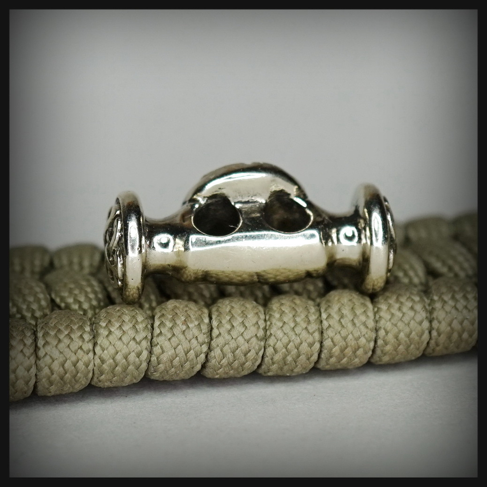 Замок - клевант "Норд" для браслета , мельхиор