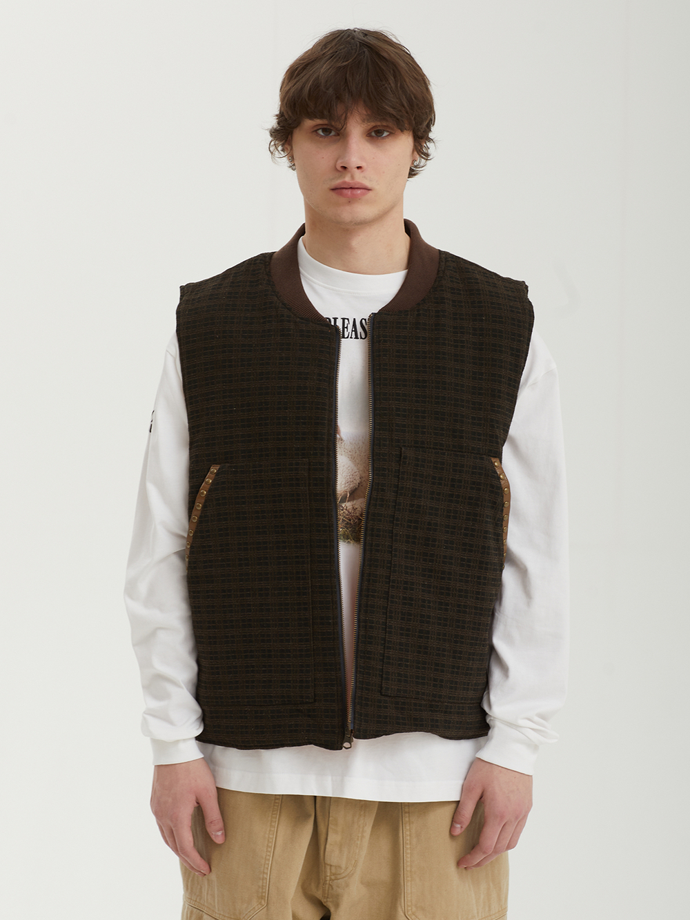 Мужской Жилет Horns Denim