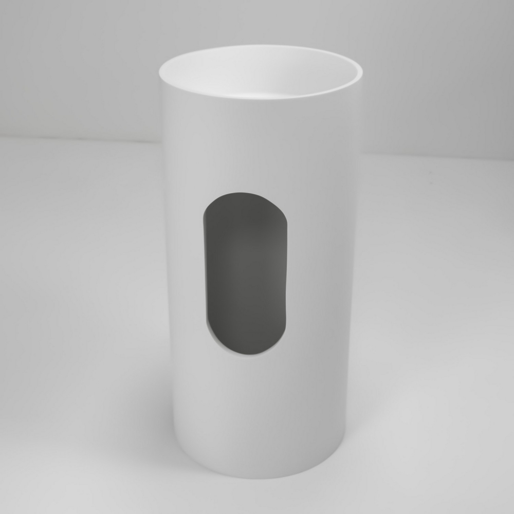 Раковина отдельностоящая ABBER Stein AS2516-H белая матовая