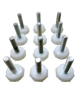 Опора регулируемая винтовая М8 для напольных шкафов, витрин, столов