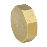Заглушка латунь Ду 32 (1 1/4") ВР LD LD.65.504.32