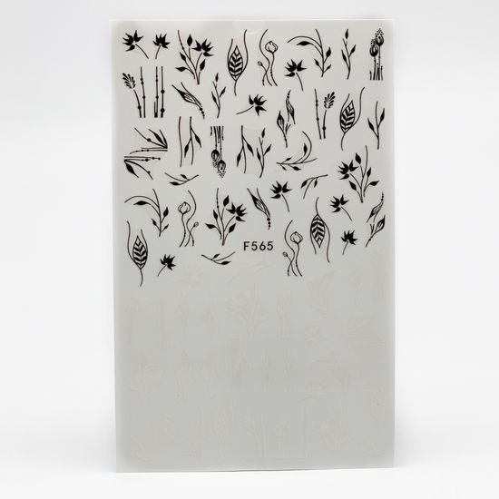 Наклейки для ногтей №F565