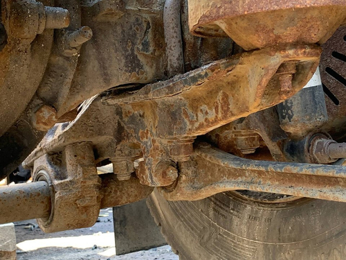 Кронштейн пневморессоры левый