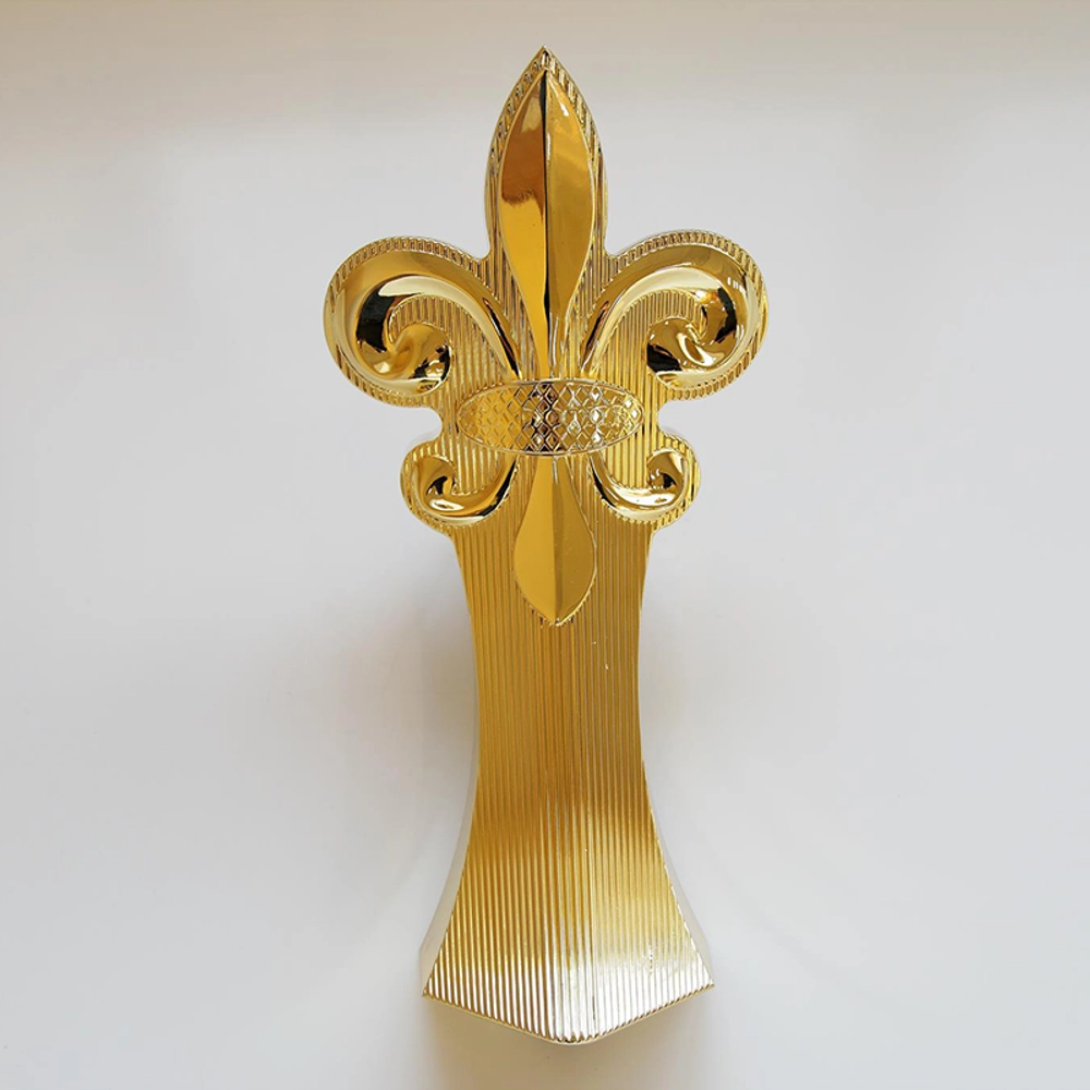 Акриловая ванна Radomir (Радомир) Леонесса перламутр 175х80, на ножках "лилия" Gold