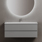 Тумба подвесная под раковину Sancos Folk, Ergraut soft 1195х445х500