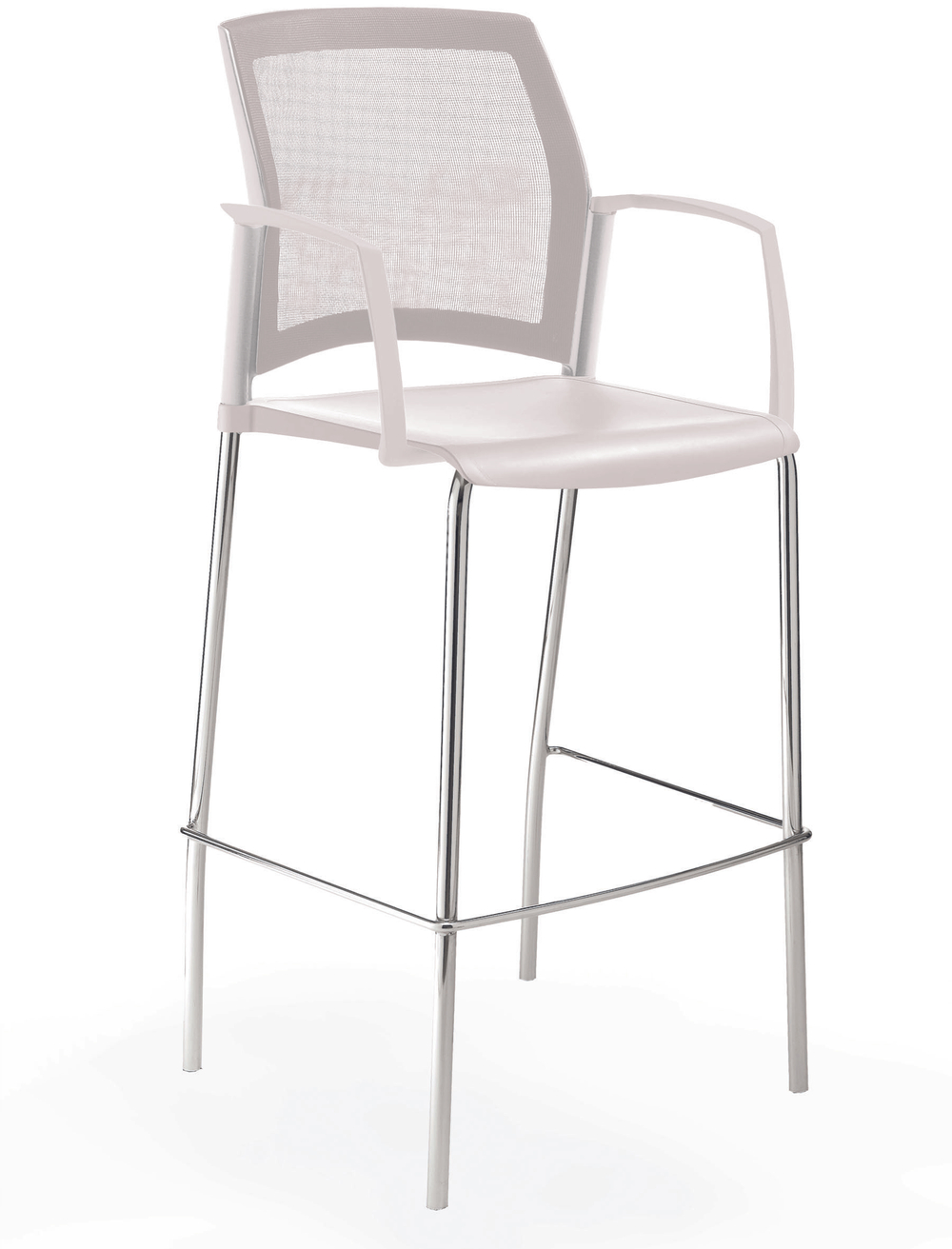 Rewind стул барный со спинкой-сеткой