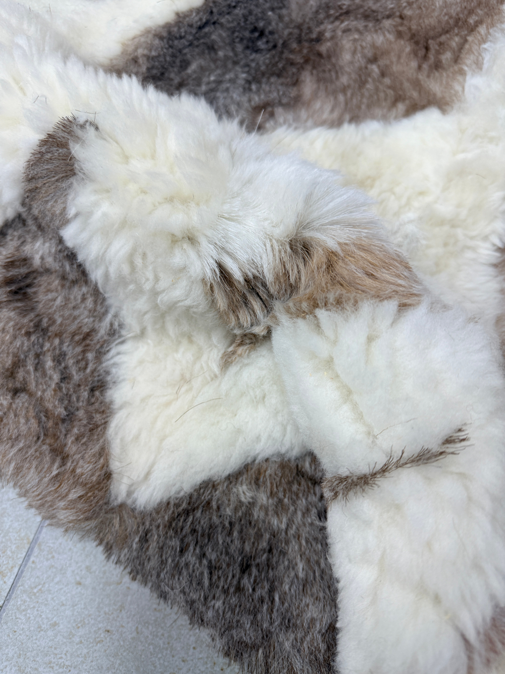 Ковер шкура натуральная овчина меховой