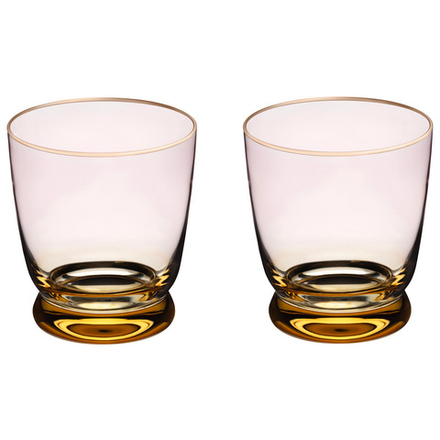 НАБОР СТАКАНОВ "TWIST & SHINE" PINK, 2 ШТ/360 МЛ