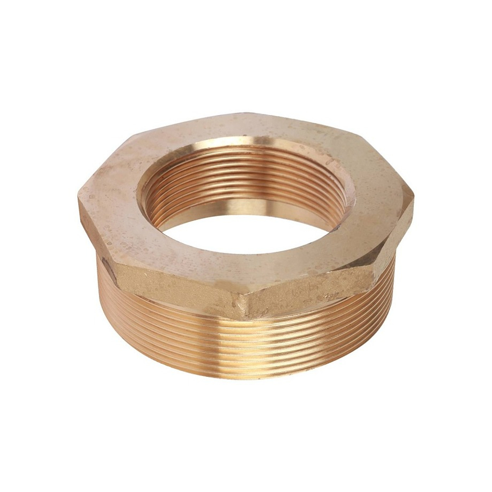 Футорка STOUT SFT 0028 - 3" x 2" (для стальных труб, латунь без покрытия)