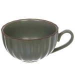 Чайная пара «Монте» (кружка 220мл, блюдце, ложка) зеленый