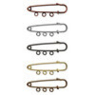 "Zlatka" Булавка для подвесок PO-050 5 см №04 под бронзу