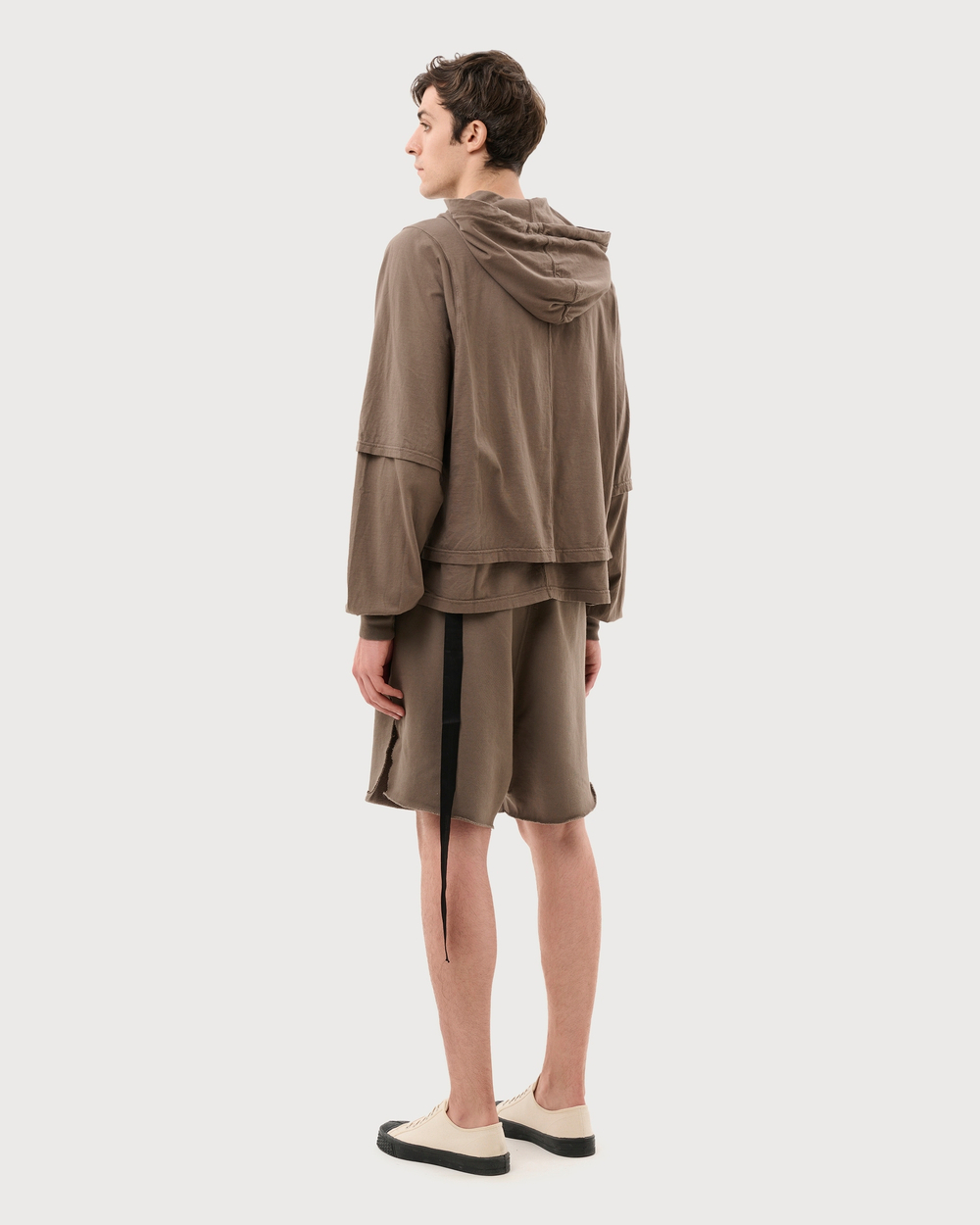 RICK OWENS DRKSHDW ШОРТЫ СЕРЫЕ LIDO LONG BOXERS