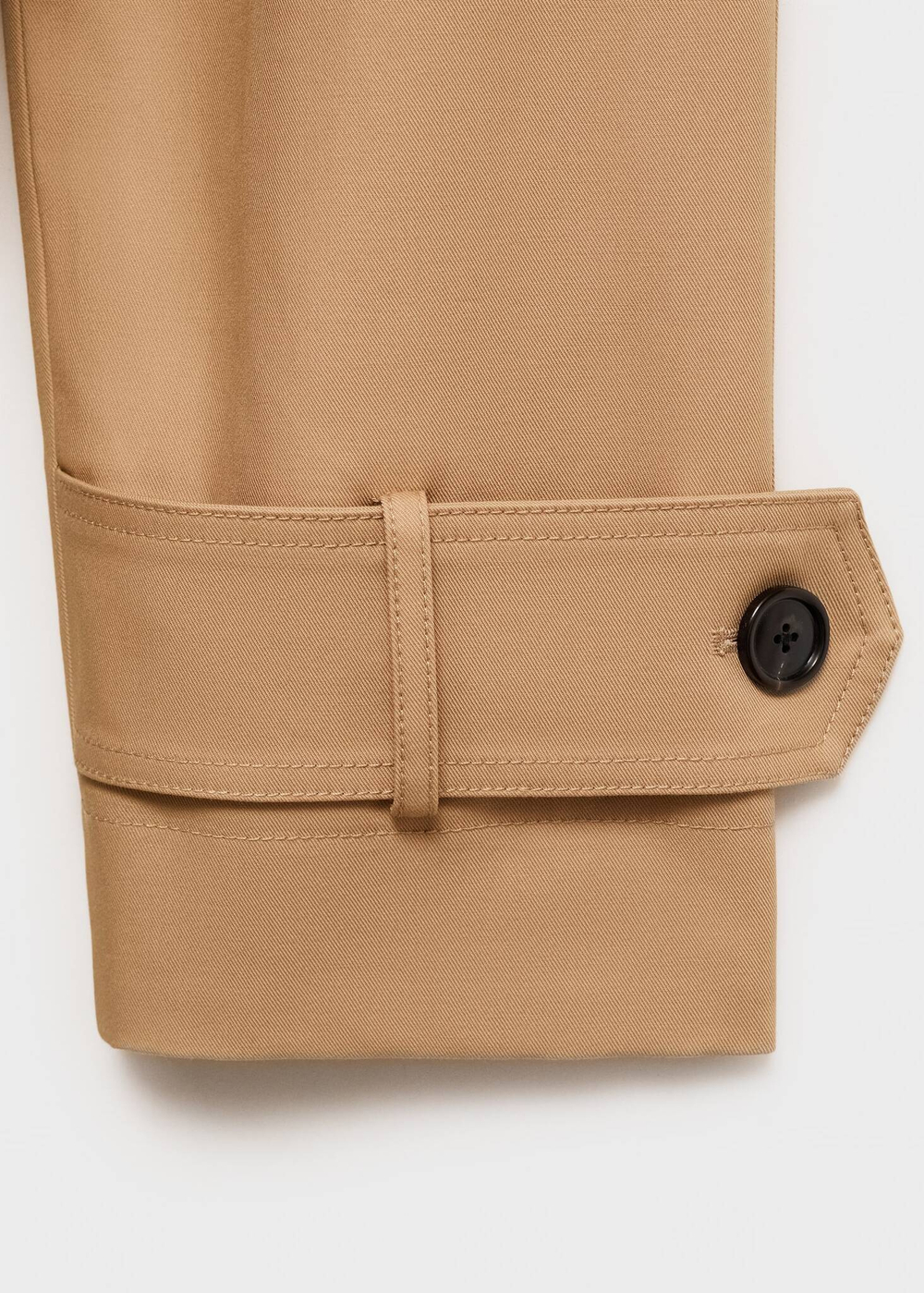 MANGO ПАРКА С ПОГОНАМИ, БЕЖЕВЫЙ