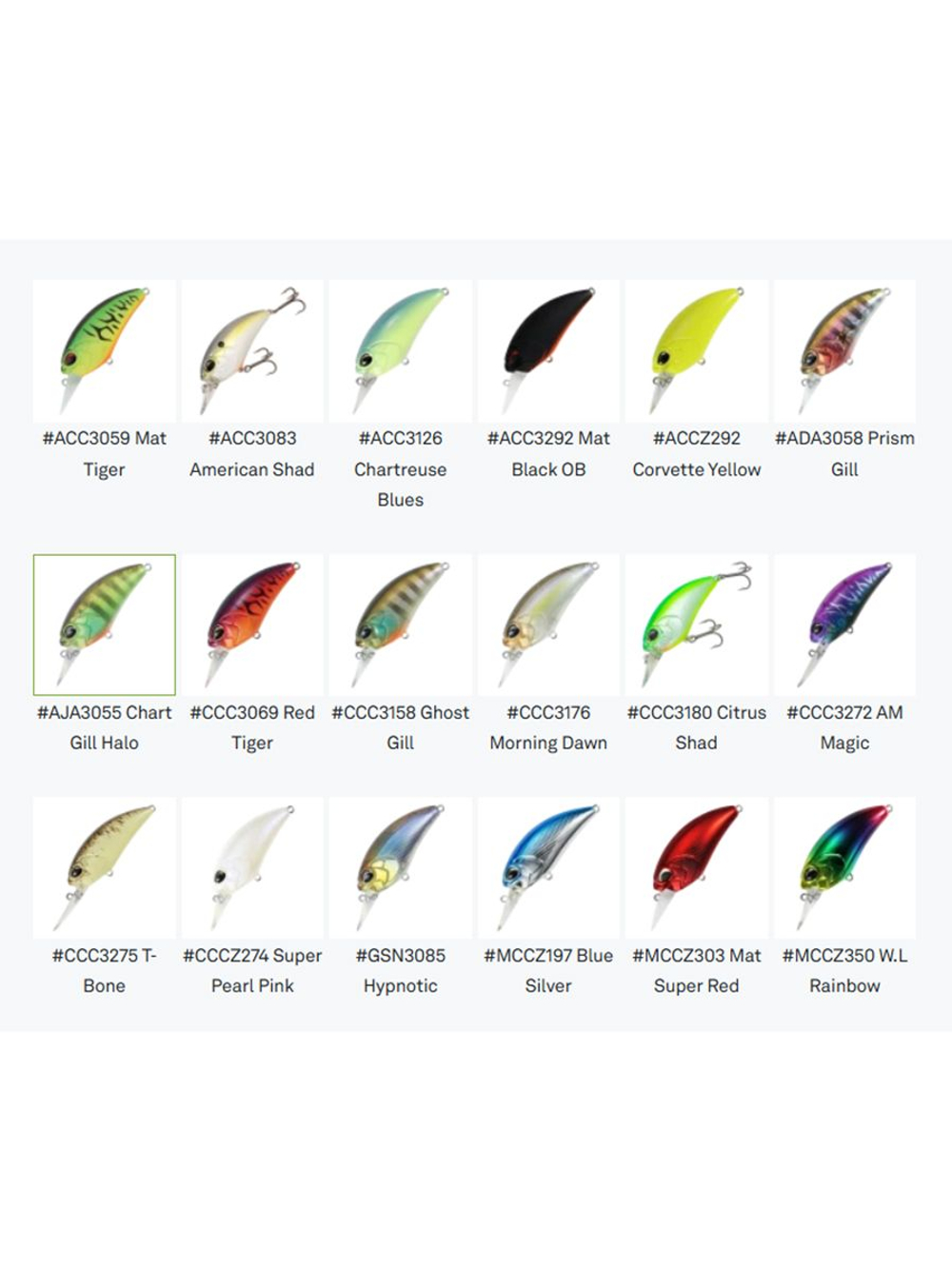 Воблер DUO Realis Crank M65 11A, AJA3055 Chart Gill Halo, 65 мм, 16 г, плавающий, крэнк