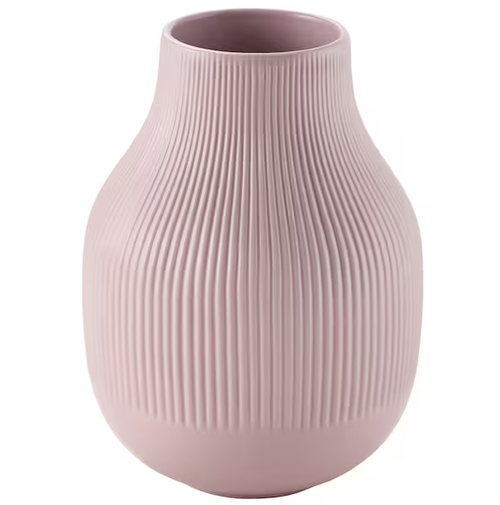 ГРАДВИС GRADVIS Ваза 21 см, розовая
