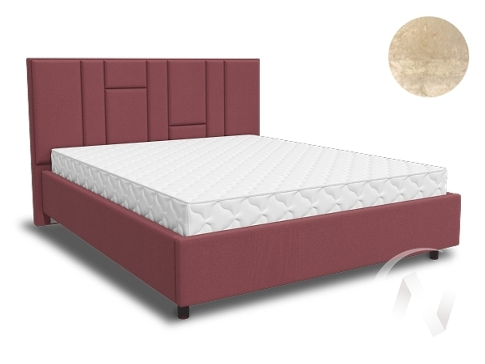 Кровать Невада 3 1;6 (Kioto Beige O-2; 1 категория)