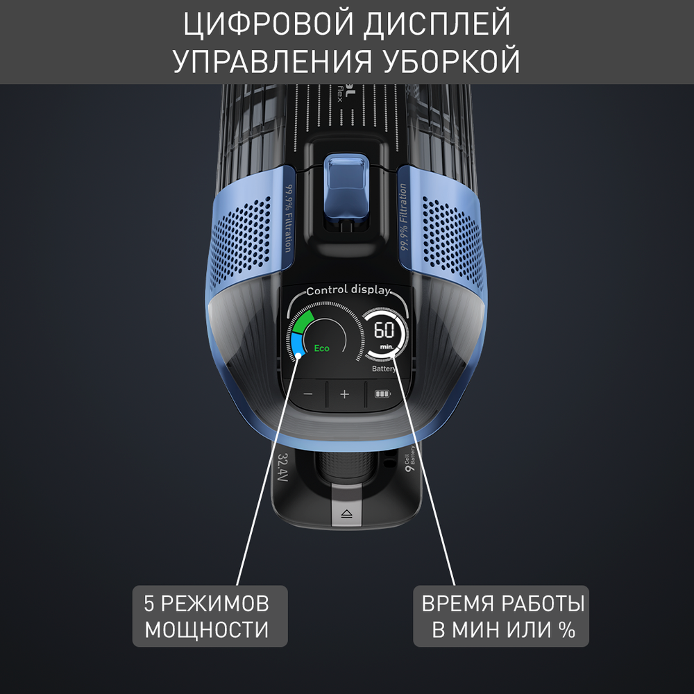 Беспроводной пылесос Tefal X-Force Flex 14.60 AQUA TY9990WO