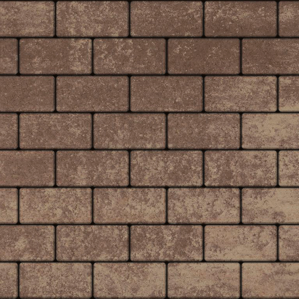 Тротуарная плитка форма Прямоугольник коллекция Листопад гладкий