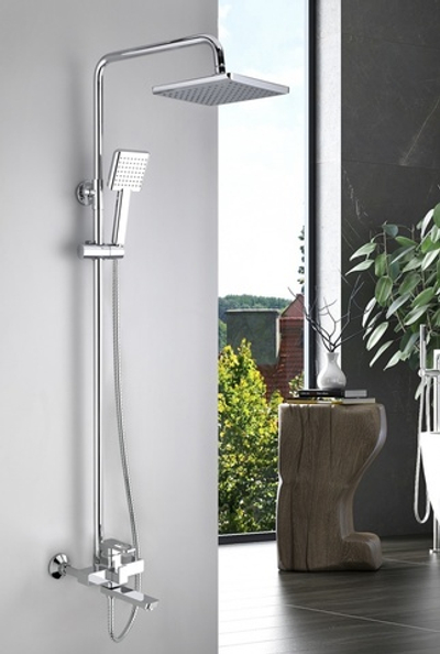 33008 Однорукий душевой релинг  HANSEN  (5/1шт)