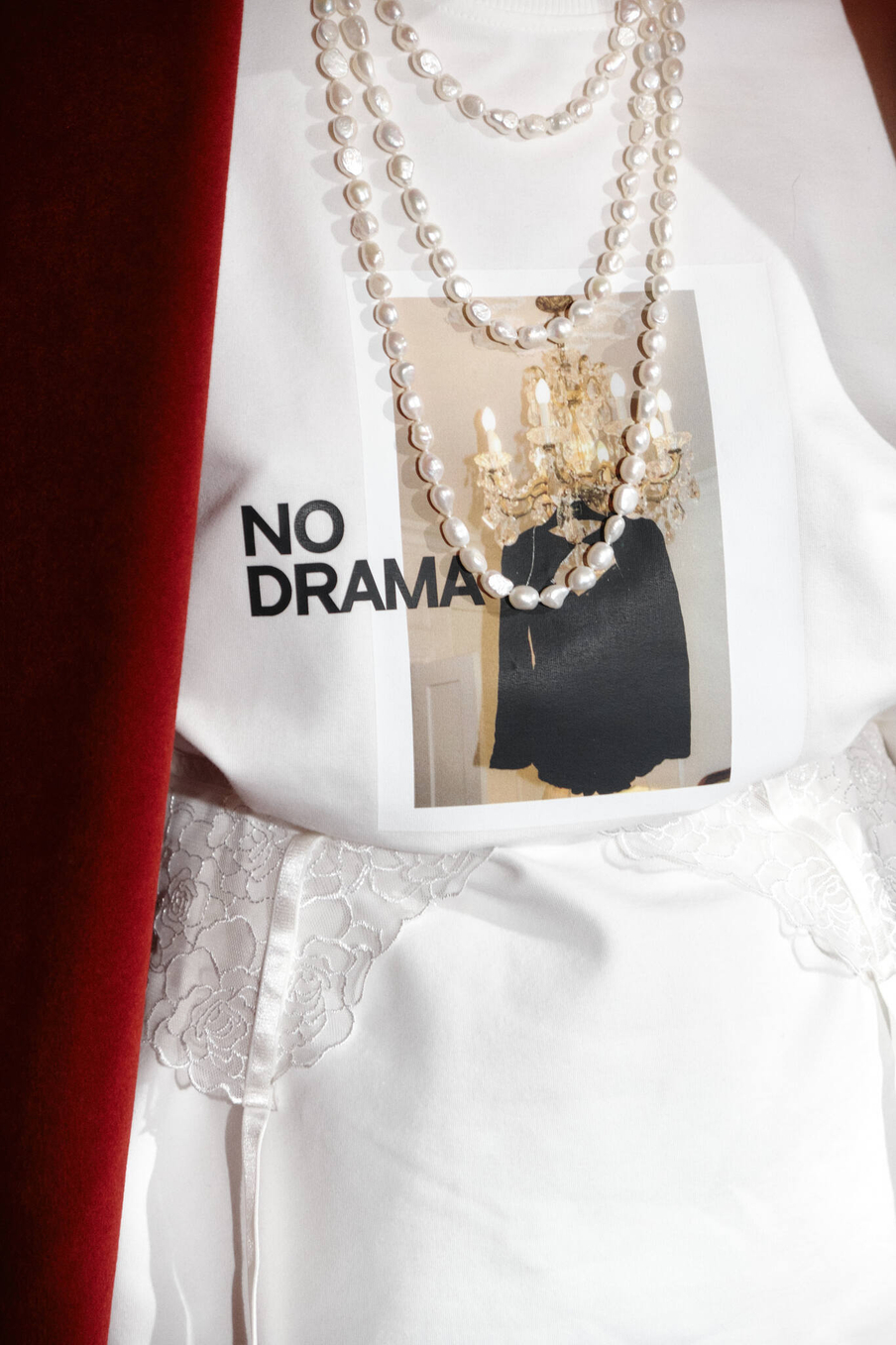 Футболка NO DRAMA | Белый
