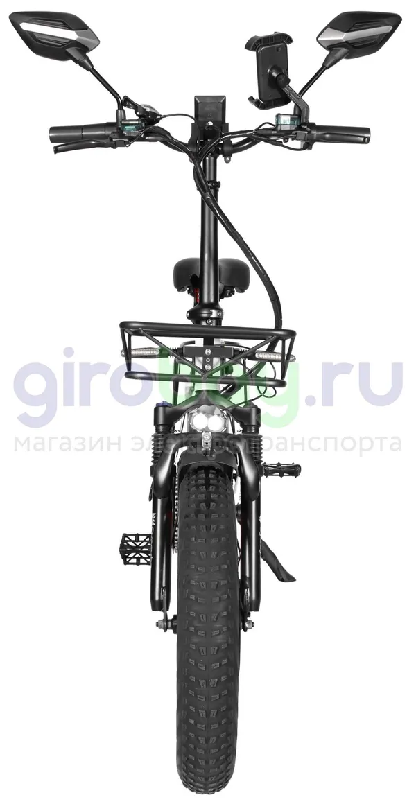 Электровелосипед Syccyba F10 Pro (48V/20Ah) - Белый с красными ободами фото №13