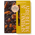 Spring & Mulberry, шоколад, подслащенный фиником, с пеканом и фиником, 60 г (2,1 унции)