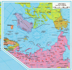 Политическая карта мира (1,50 : 2,30 м ) , большая настенная, Бэклит